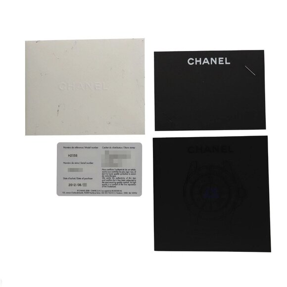 CHANEL H2558 J12 Marine 42 black CE/rubber AT - Picture 10 of 10